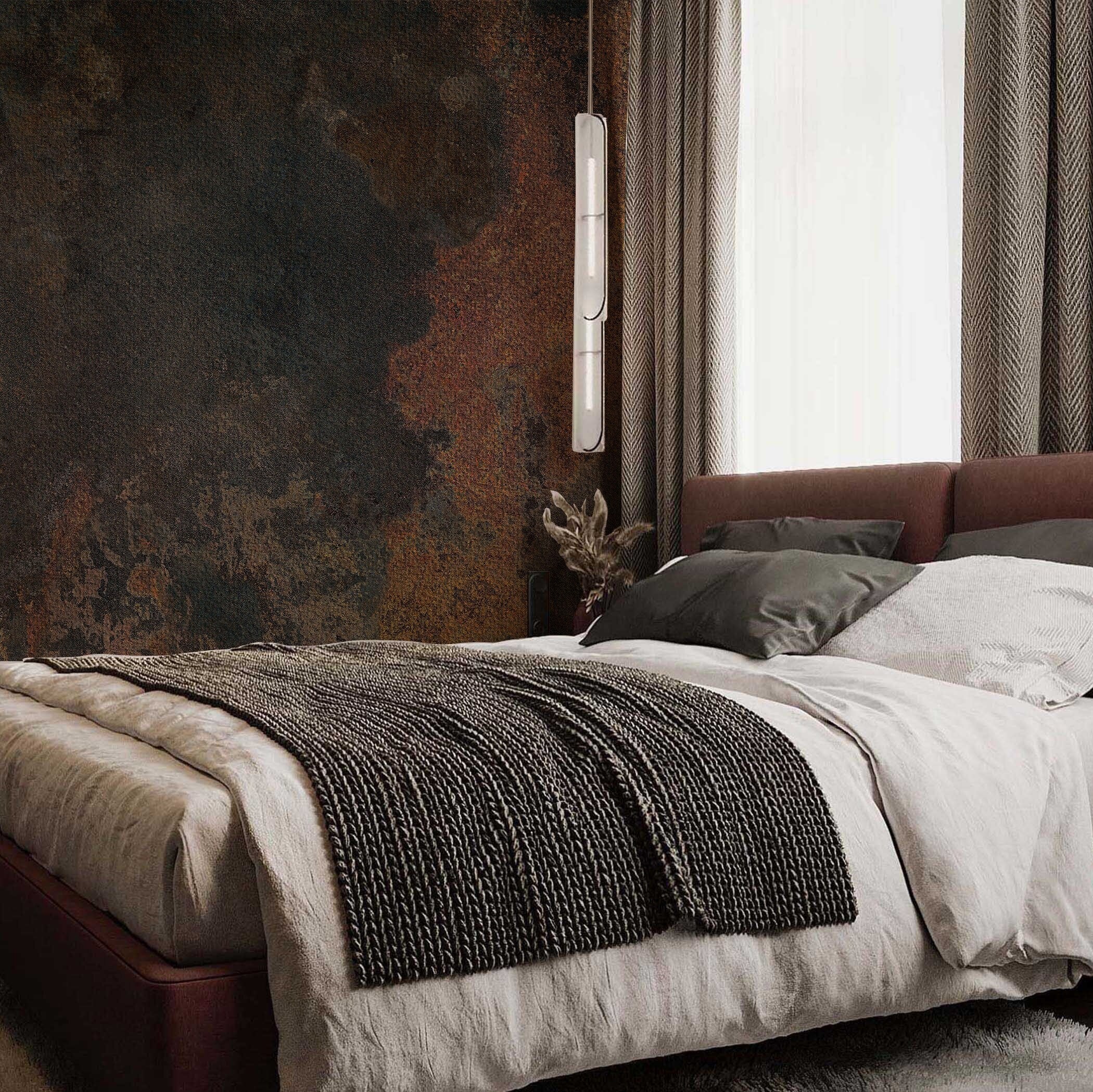 Marble Texture Concrete Wallpaper: Grunge Peel and Stick