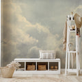 Cloud Wallpaper Mural | Sky Peel and Stick Wallpaper | Cloud Nursery Removable Wallpaper