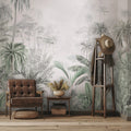 Tropical Palm Tree Wallpaper: Peel and Stick Jungle Wall Mural