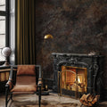 Marble Concrete Texture Wallpaper – Modern Industrial Wall Mural, Dark Texture Stone Look